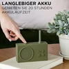 Kompiuterio kolonėlės Lexon Tykho 3 nešiojama bluetooth kolonėlė su fm radijo imtuvu, atspari vandeniui ir įkraunama baterija - juoda