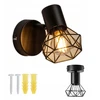 Light Prestige Sieninis šviestuvas E14 led lubų modernus loft vielinis judinamas