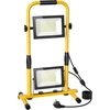 Lightasea led statybinis prožektorius 200 w 20000 lm led darbo lemputė 230 v su h formos stovu reguliuojama, ip66 atspari vandeniui statybvietės lempa led 6500 k šaltai balta su 3 m kabeliu ir kištuku dirbtuvėms