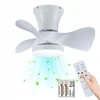 Lighton lubinis ventiliatorius su led apšvietimu, 56 cm