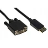 Link Displayport Dp-dvi-d M/m kabelis, juodas, 2 m