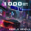 Linkmore Nr770 1tb Usb 3.2 Gen2 atmintinė, skaitymo greitis iki 1000 Mb/s, rašymo greitis iki 800 Mb/s