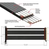 Linkup - extreme4+ pcie 4.0 x16 riser kabelis (rtx4090, rx6950xt, x570, z690 išbandytas), twinax, ekranuotas, didelis greitis, vertikalus montavimas, žaidimų pci express gen4, universalus 90 laipsnių moteriškas jungtis (45 cm)