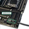 Linkup vidinis 12g u.2 kabelis (85ohmz pcie3.0 mini sas hd į u.2 / sff-8643 į sff-8639 kabelis) su sata maitinimu - 1.2m/4 pėdos