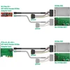 Linkup vidinis 12g u.2 kabelis (85ohmz pcie3.0 mini sas hd į u.2 / sff-8643 į sff-8639 kabelis) su sata maitinimu - 1.2m/4 pėdos
