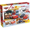 Liscianigiochi 91713 Maxifloor 2 x 24 Disney dvipusės dėlionės 2 x 12 dalių Cars