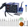 Litavimo stotis 2in1 Hotair Wep 872d+ kolba 75w + ipa, alavas, antgaliai 900m