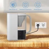 Lizdai su usb, (maks. 5 v 3.4 a) schuko lizdas usb įterptinė sistema 55 grynai balta blizgi sieninė rozetė tik 32 mm gylio (usb c baltas (3.4 a))