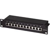 Logilink profesionalus patch panelis cat 6 A 500 Mhz, juodas