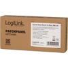 Logilink profesionalus patch panelis cat 6 A 500 Mhz, juodas
