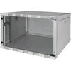 Logilink W06a40g Eco sieninis korpusas 6u (400 mm gylio), plokščias paketas (nesurinktas), 48,26 cm (19 colių) šviesiai pilkas