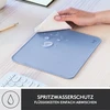 Logitech Mouse Pad - Studio Series, kompiuterio pelės kilimėlis su neslystančiu guminiu pagrindu, lengvas slydimas, atsparus purslams, patvarios medžiagos, nešiojamas, gaivus, modernus dizainas - mėlyna/pilka