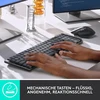 Logitech Mx Mechaninė Wireless Illuminated Performance klaviatūra, Linear Keys, apšvietimas, Bluetooth, Usb-c, Macos, Windows, Linux, Ios, Android, Metal, German Qwertz - pilka