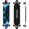 Longboard'as, 42 colių, Abec-11 guoliai, 8 sluoksnių klevo medienos kruizeris, pilnas riedlentė, iki 120 kg, su T formos įrankiu ir Pu šviečiančiais ratukais, suaugusiems, mergaitėms, berniukams, pradedantiesiems.