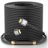 Looyotul 4k hdmi kabelis 30 m itin didelio greičio hdmi 2.0 kabelis 4k @ 60hz 18 gbps paauksuota jungtis 3d arc ethernet hdmi kabelis, skirtas hdtv monitoriui nešiojamam kompiuteriui roku tv XBOX ps3/ps4 (sidabrinis)