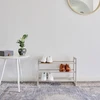 Love It Store It Ištraukiamas batų stovas - metalinis ir medinis batų stovas iki 15 porų batų - batų laikymo sprendimas 3 lygiuose - ištraukiamas, tvirtas - pilkas