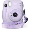 Loveinstant Panda violetinis kaklo dirželis, skirtas Fujifilm Instax Mini Evo 12 11 40 9 8 70 90