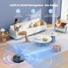 Lubluelu Robotas dulkių siurblys su šluostymo funkcija, 4500pa, Lidar navigacija