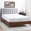Lova Lucid Itin Minkštas 7.5 cm Mikropluošto Antčiužinis 160 x 190 cm Medvilninis Perkelio Užvalkalas su 4 Kampinėmis Juostelėmis Oeko-tex Kvėpuojantis Antčiužinis