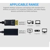 Luckdog 4k Displayport į Hdmi adapteris, vienakryptis Displayport Dp kompiuteris į Hdmi monitoriaus jungties adapteris, suderinamas, vaizdo transliacija iš nešiojamojo kompiuterio, kompiuterio, Netflix, Youtube į televizorių, projektorių