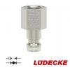 Ludecke Dn 6 temperatūros reguliavimo kištukas, vidinis sriegis G1/4", Ms nikeliuotas - Hasco Z8