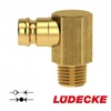 Ludecke kampinis 90° temperatūros reguliavimo kištukas Dn 6 Gz M 8x0,75 Ms - Hasco Z8