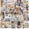 Luffy lipdukai 100 vienetų lagaminui, riedlentei, nešiojamam kompiuteriui, kompiuteriui, vandens buteliams, automobiliui, paaugliams, berniukams ir mergaitėms, vandeniui atsparūs lipdukai