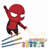 Maaleo Paveikslas tapyba pagal numerius vaikams 4-14 metų 20x20 cm su rėmu Spiderman
