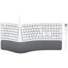 Macally Mergokey-de Ergonominė laidinė Usb-a klaviatūra su riešo atrama, vokiškas Qwertz išdėstymas su umliautais