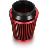 Madlife Garage universalus oro filtras, skirtas 76 mm įsiurbimo vamzdžiui, sportinis oro filtro įsiurbimo filtras