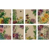 Magic Garden Seeds - Blütensplendour - 40 spalvingų popierinių maišelių/plokščių maišelių su 8 skirtingais dizainais - dovanų maišelis - mažas / mini spausdintas kraft popierius