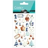Maildor Cy103c rinkinys, 8 lapai, 7.5 x 12 cm, sausainių lipdukai, idealūs dekoravimui, kolekcionavimui ar dovanoms Kalėdoms
