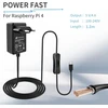 Maitinimo šaltinis Raspberry Pi 4, 5v 4a Usb-c su įjungimo/išjungimo jungikliu