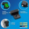 Majocomptec® Jungties galvutės komplektas, tinkamas Remis teleskopiniam kreiptuvui | Atsarginė dalis kemperio lango užtamsinimui | Suderinamas su Ducato Transit Sprinter Master (camperpart Gk-remifront)