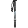 Manfrotto Element Mii Mmelmiia5bk lengvas aliumininis kelioninis monopodas, 5 sekcijos, keliamoji galia iki 16 kg, skirtas kompaktiškiems, sisteminiams ir Dslr fotoaparatams bei išmaniojo telefono laikikliui, Pro versija