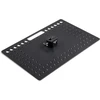Manfrotto Tethergear Nešiojamas kompiuteris Deck, 4.8 mm storio, lengvas aliuminio nešiojamojo kompiuterio laikiklis, 46 cm x 31 cm, sūrio plokštės stiliaus, neslystantis laikiklis ir kabelių valdymas, Mltsa4301b