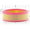 Mann+hummel C26721 Oro filtras