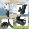Maoyubelt universalus motociklo veidrodėlis e patvirtintas e24 su m8 m10 dešinės pusės sriegiu kairiuoju sriegiu motociklo galinio vaizdo veidrodėlis su 22 mm tvirtinimo laikikliais 360° pasukamas, suderinamas su motoroleriu atv dirt