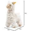 Margarete Steiff Steiff 69444 originalus lamos minkštas žaislas cuddly friends leandro, apie 14 cm, firminis pliušinis žaislas su sagute ausyje, minkštas draugas kūdikiams nuo gimimo, kreminės spalvos