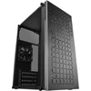 Mars Gaming Mc-1000 Kompaktiškas Microatx korpusas, metalinio tinklelio priekinis dizainas, pilnas šoninis langas, 1 x itin tylus, 80 mm Fdb ventiliatorius, juodas