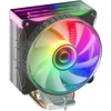 Mars Gaming Mcpu-vr Juodas, Cpu aušintuvas, Dual Infinity Mirror Argb, 4 Hct šiluminiai vamzdeliai, 180w Tdp, itin tylus Pwm 12 cm ventiliatorius