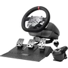 Mars gaming mwh-rsx simracing vairas su force feedback ir dvigubu varikliu, 3 pedalų komplektas su progresyviu pasipriešinimu, 12 greičių h pavaros, 14 reguliuojamų mygtukų, pc/ps4/XBOX series x s