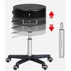 Master Massage Costco riedantis taburetė, pasukama taburetė, darbinė taburetė, praktikos taburetė, kosmetinė taburetė, juoda
