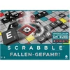 Mattel Games Hlm17 Scrabble Traps Danger (vokiška versija), kryžiažodžių stalo žaidimas, šeimos žaidimas suaugusiems ir vaikams nuo 10 metų