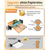 Maxdone laminatorius, a3 laminatorius su įmontuotu pjovikliu, laminatorius su 10 plėvelių ir kampų apvalinimo įrankiu, 2 volelių sistema, greitas įšilimas, laminatorius a3 a4 a5 a6 mokyklos dokumentams namų nuotraukoms