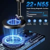 Maxtachi magnetinis telefono laikiklis automobiliui, sulankstomas ir 360° besisukantis, tinka magsafe automobiliniam laikikliui ant prietaisų skydelio, lydinio magnetinis telefono laikiklis, skirtas iphone 16, 15, 14, 13, 12