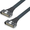 Mcio–mcio 8x kabelis, Sff-ta-1016, Mini Cool Edge Io, tiesus, Pcie Gen5, 85 omų, 0,75–0,8 m
