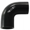 Mdc silikoninė alkūnė 60mm 90st juoda intercooler turbo įsiurbimo pynė