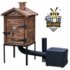 Medinė rūkykla Premium Hearth, ruda