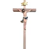 Medinis kryžius su Jėzaus figūra, 35 cm